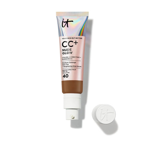 CC+ Nude Glow Lightweight Foundation + Glow Serum with SPF 40