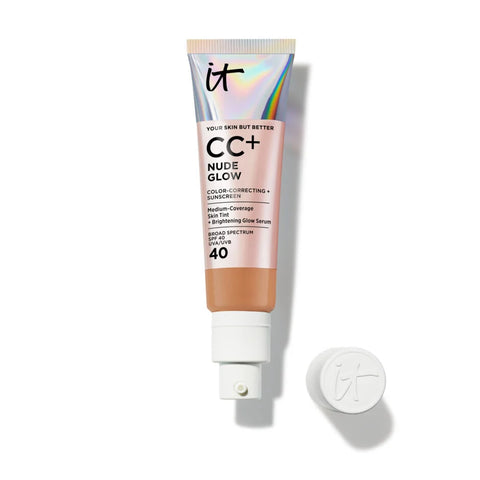 CC+ Nude Glow Lightweight Foundation + Glow Serum with SPF 40